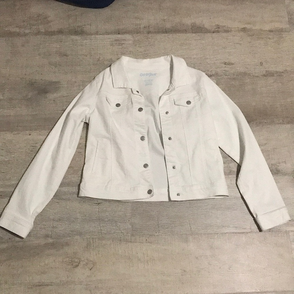 Cat & Jack White Jean Jacket